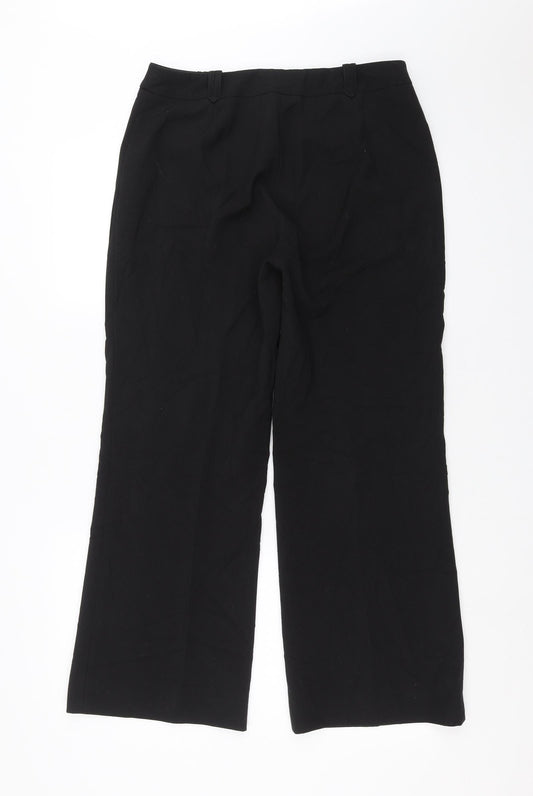 Debenhams Womens Black   Trousers  Size 12 L27 in