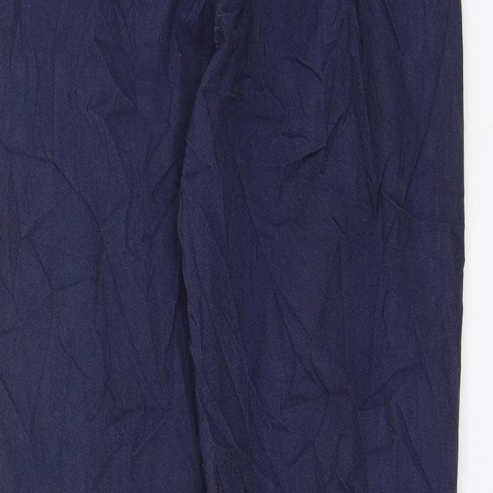Womens UK Size 10 Preworn Slim Fit  Blue Trousers
