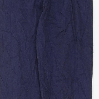Womens UK Size 10 Preworn Slim Fit  Blue Trousers