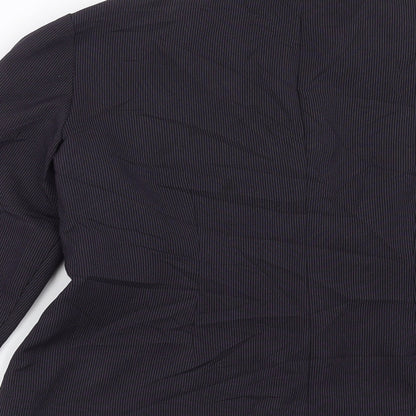 sweet suit Womens Purple Striped  Jacket Suit Jacket Size 8