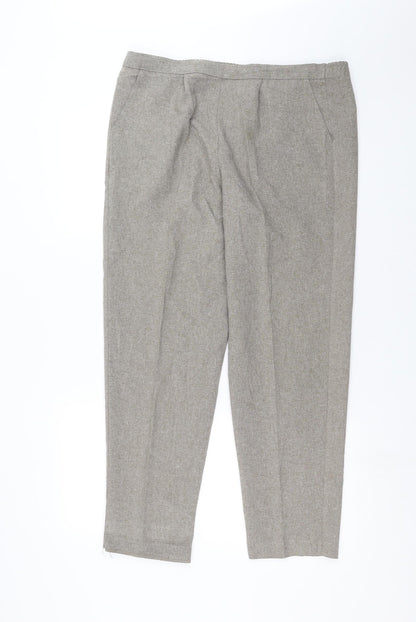 Womens UK Size 14 Classics Regular Fit  Beige Trousers