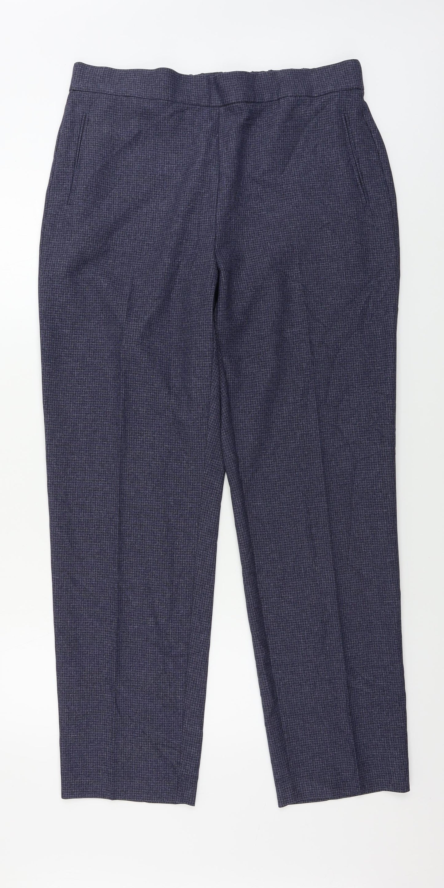 Womens UK Size 16 Marks and Spencer Regular Fit  Blue Trousers