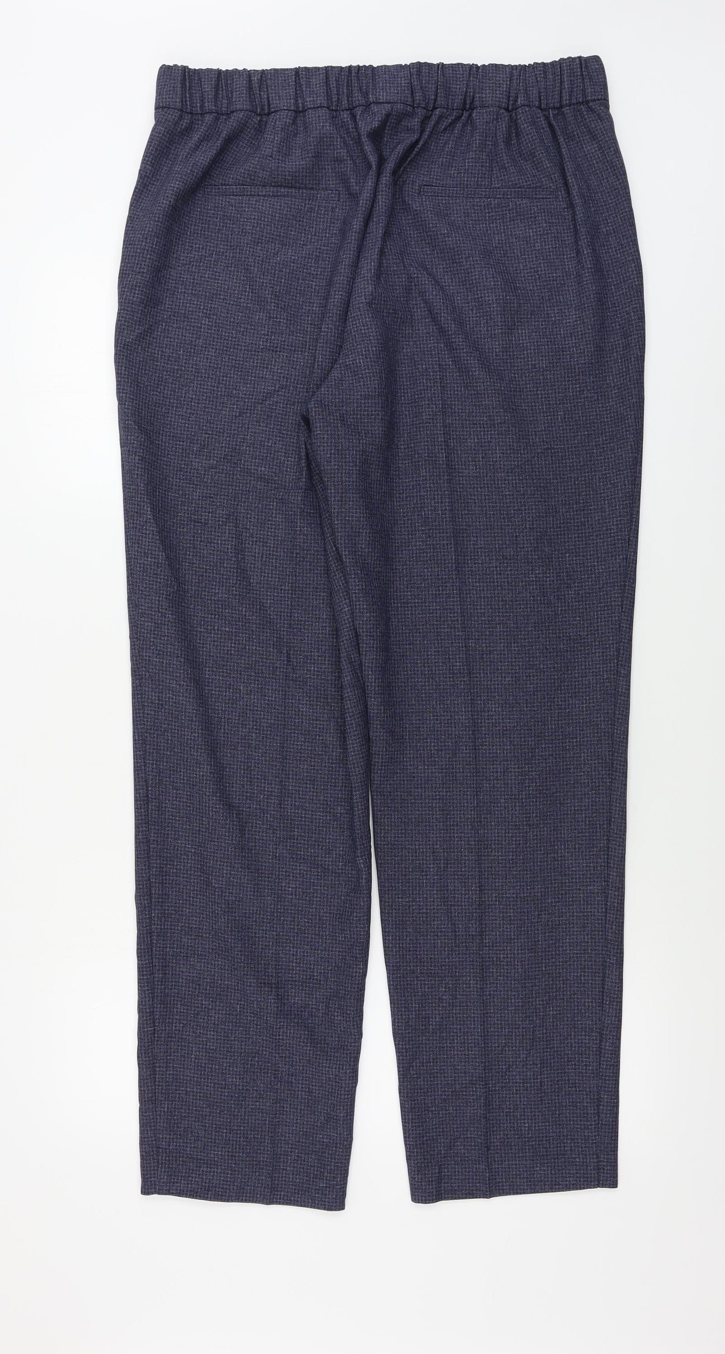 Womens UK Size 16 Marks and Spencer Regular Fit  Blue Trousers