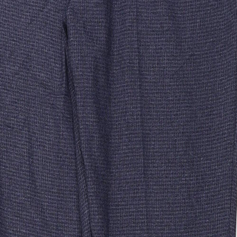 Womens UK Size 16 Marks and Spencer Regular Fit  Blue Trousers