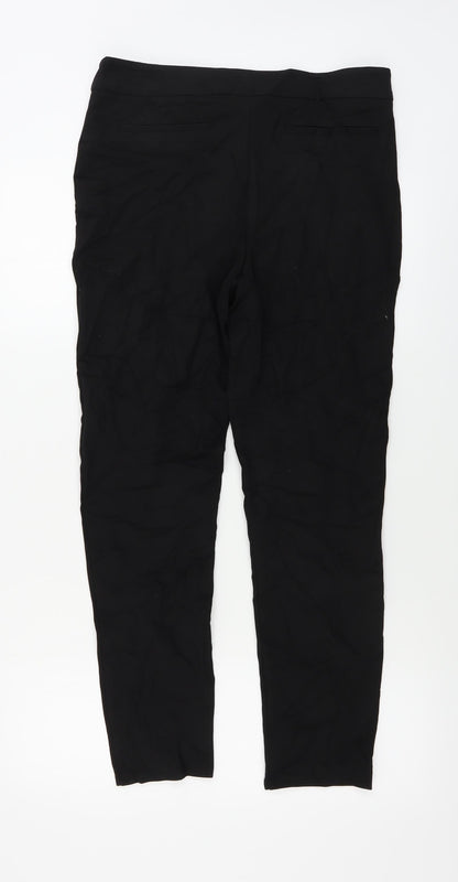 Womens UK Size 12 Papaya Regular Fit  Black Trousers