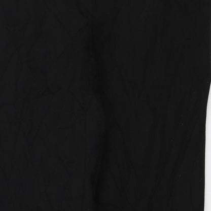 Womens UK Size 12 Papaya Regular Fit  Black Trousers