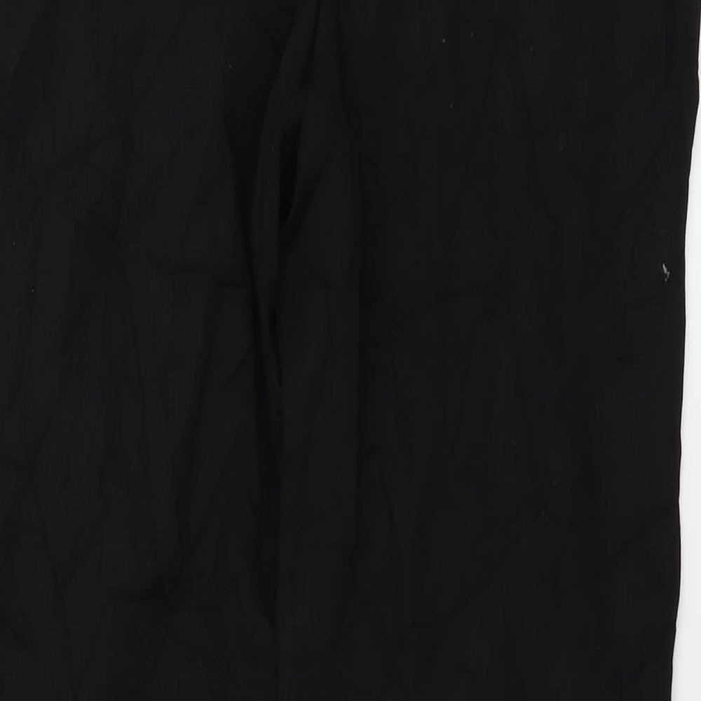 Womens UK Size 12 Papaya Regular Fit  Black Trousers