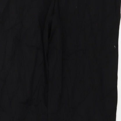 Womens UK Size 12 Papaya Regular Fit  Black Trousers