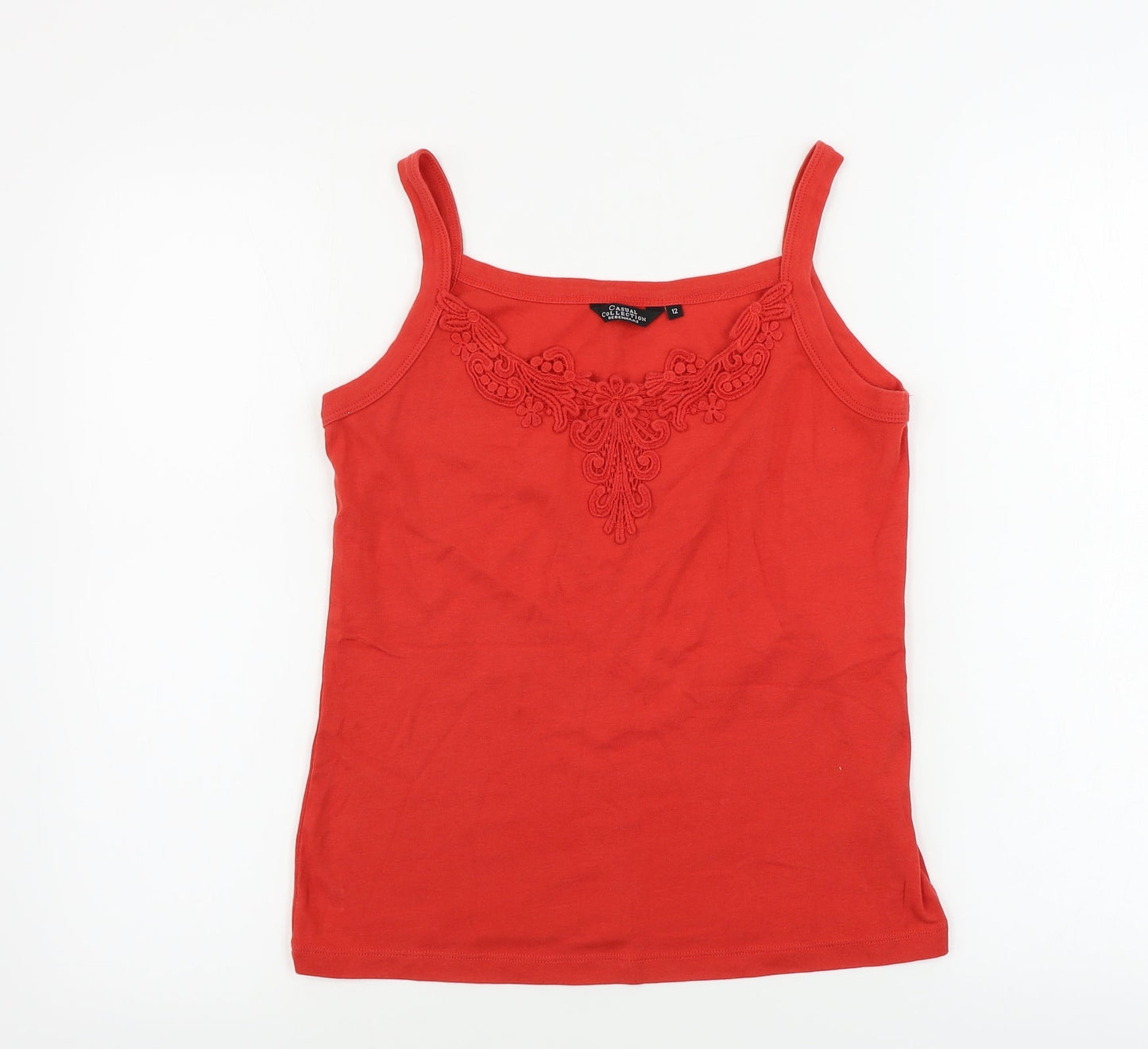 Debenhams  Womens Red   Basic T-Shirt Size 12