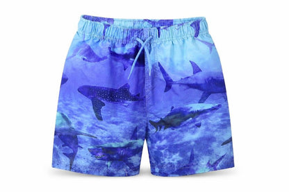 urban outlaws   Boys Blue Animal Print  Bermuda Shorts Size 11-12 Years