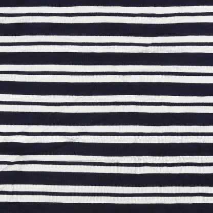 TU Womens White Striped  Pullover Jumper Size 8