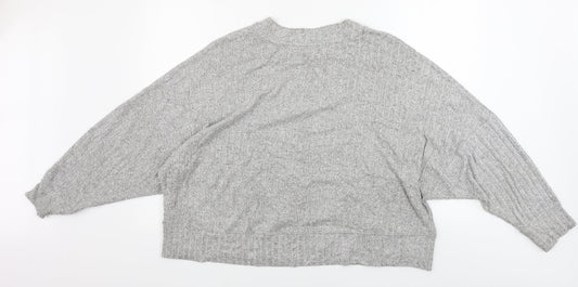 Womens UK Size 20 Marks and Spencer Grey Pullover Jumper