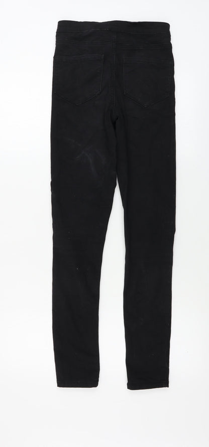 denim co Womens Black   Straight Jeans Size 8 L28 in