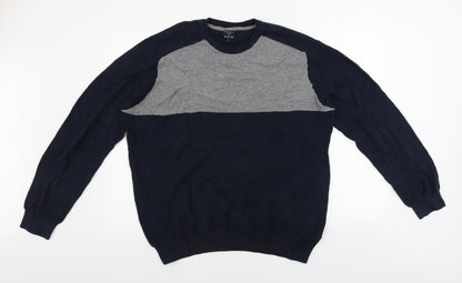 Easy  Mens Blue   Pullover Jumper Size XL