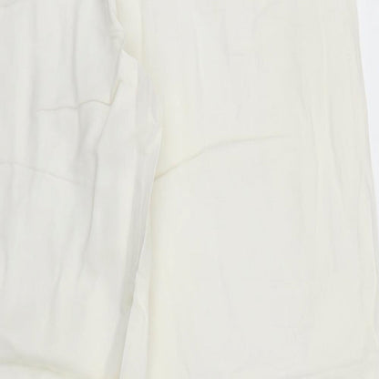H&H Fashion Womens Ivory   Trousers  Size L L27 in