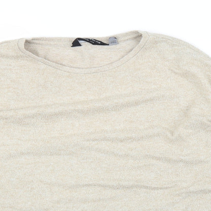 Dorothy Perkins Womens Beige   Pullover Jumper Size 10