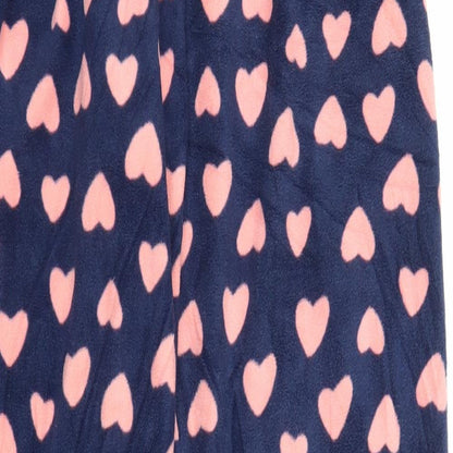 Primark Womens Blue Solid  Chemise Pyjama Pants Size 8