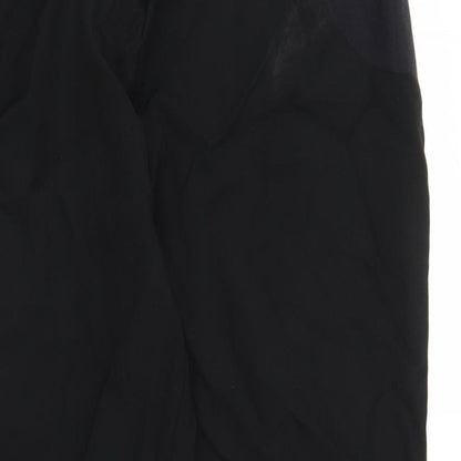 Womens UK Size 16 Preworn Regular Fit  Black Trousers