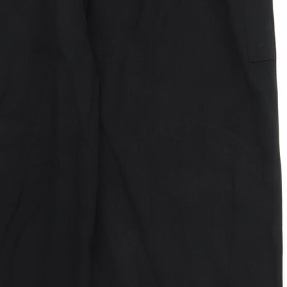 Womens UK Size 16 Preworn Regular Fit  Black Trousers