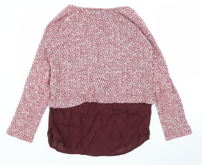 Womens UK Size 10 NEXT Purple Basic Blouse