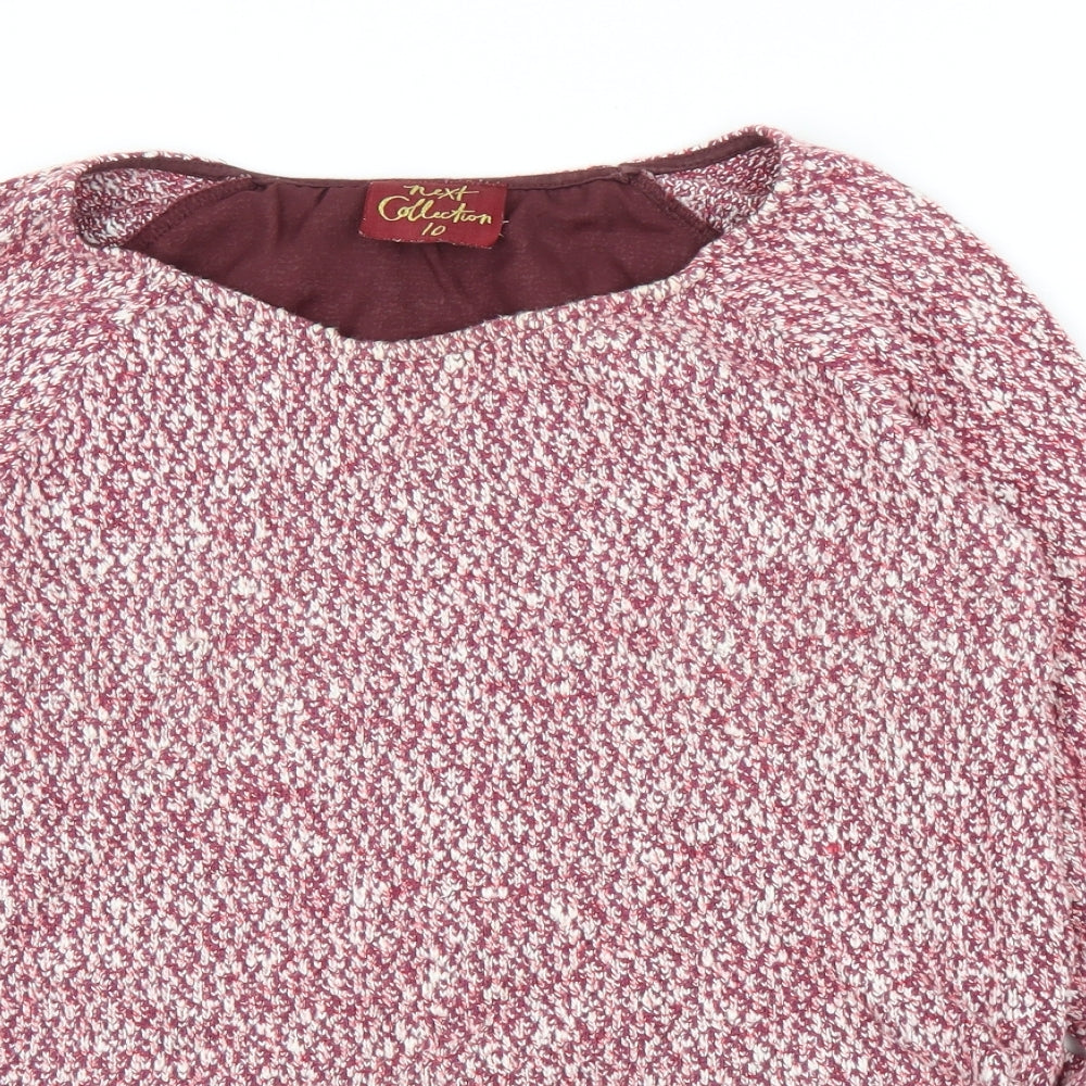 Womens UK Size 10 NEXT Purple Basic Blouse