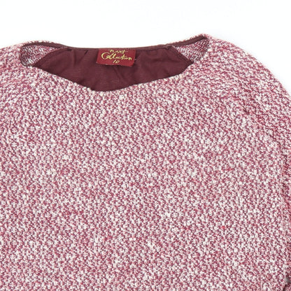 Womens UK Size 10 NEXT Purple Basic Blouse