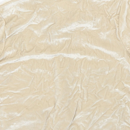 Winter Roes Girls Beige  Velvet Top Pyjama Top Size 9-10 Years
