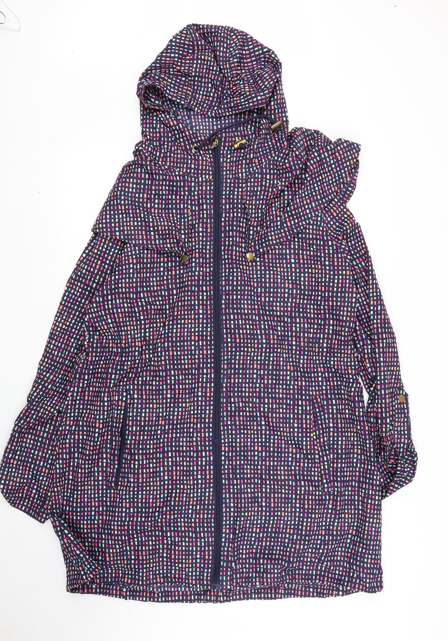 Primark Womens Purple   Parka Coat Size M