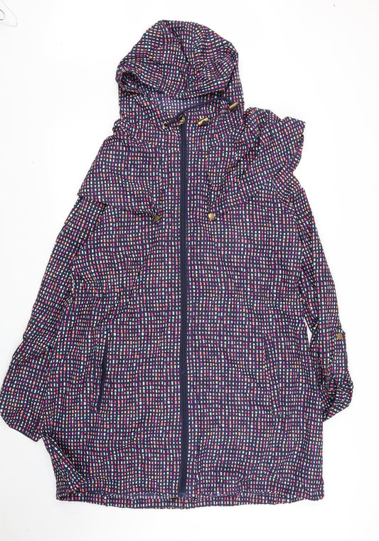 Primark Womens Purple   Parka Coat Size M