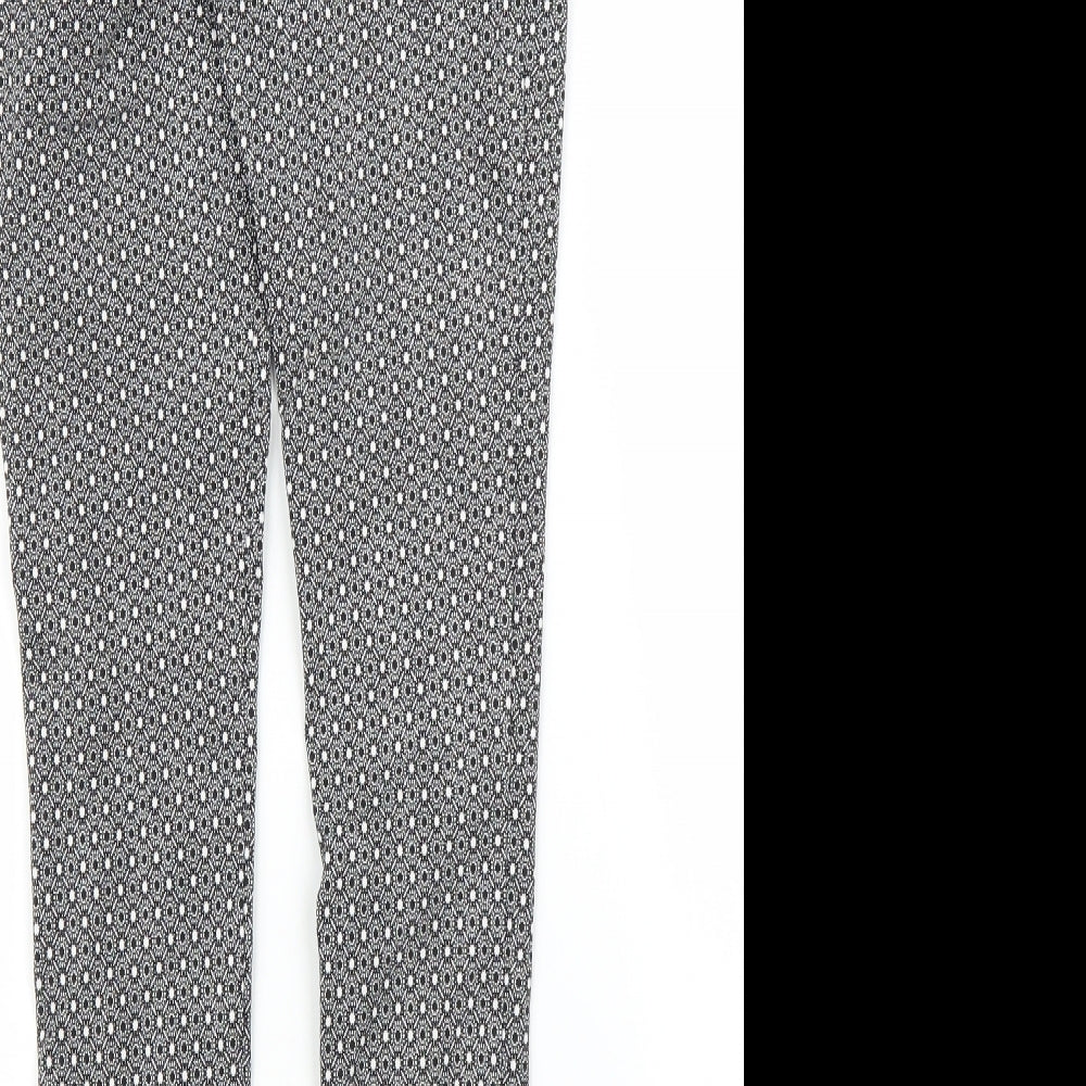 Womens UK Size 8 Dorothy Perkins Regular Fit Carrot Grey Trousers