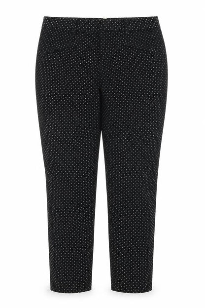 Womens UK Size 8 Gap Regular Fit Pedal Pusher Black Trousers