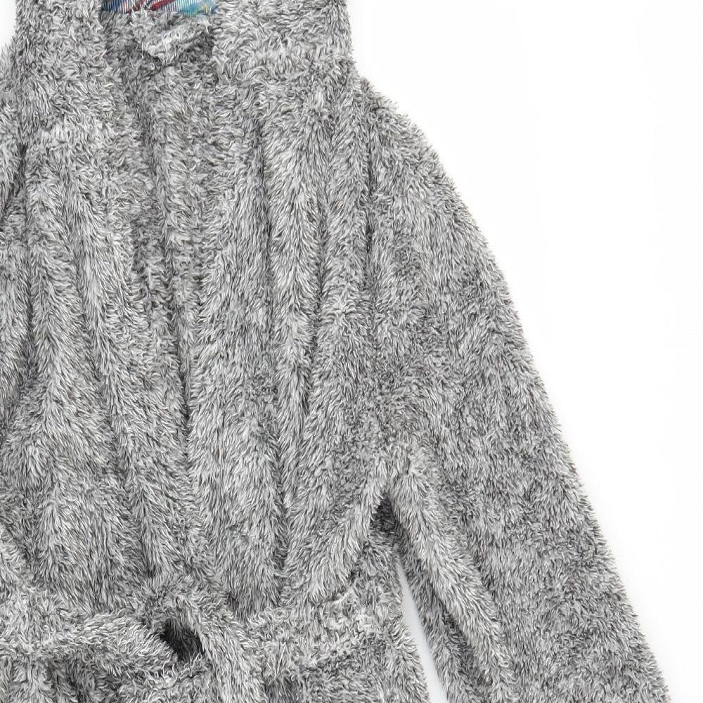 George Boys Grey Solid   Robe Size 11 Years