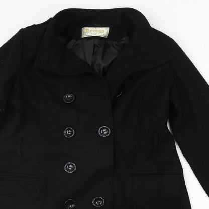 Womens UK Size S Roman Black Jacket