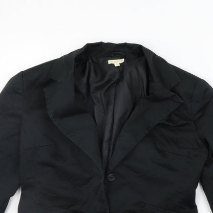 b.young Womens Black   Jacket Suit Size 10