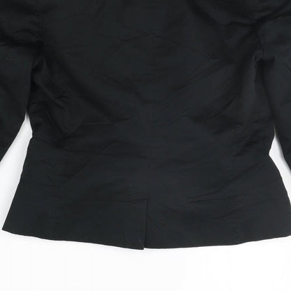 b.young Womens Black   Jacket Suit Size 10