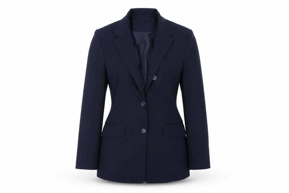 Womens UK Size 14 Preworn Regular Blue Suit Jacket