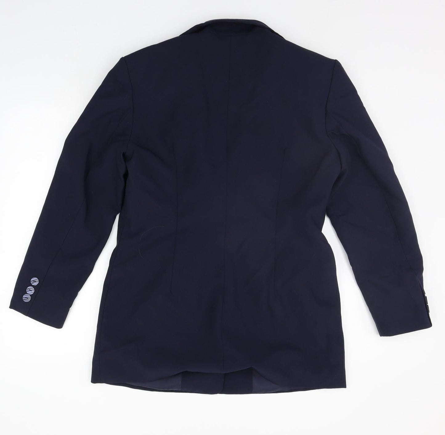 Womens UK Size 14 Preworn Regular Blue Suit Jacket
