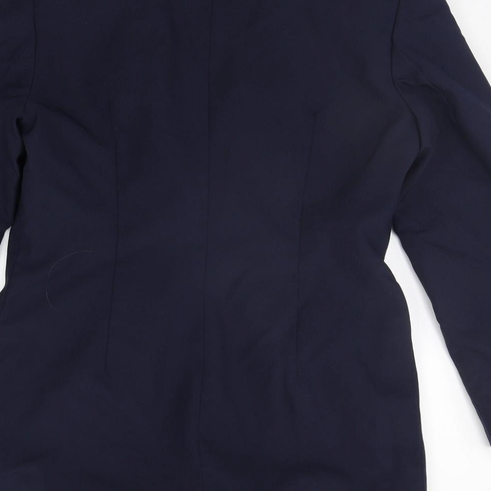 Womens UK Size 14 Preworn Regular Blue Suit Jacket