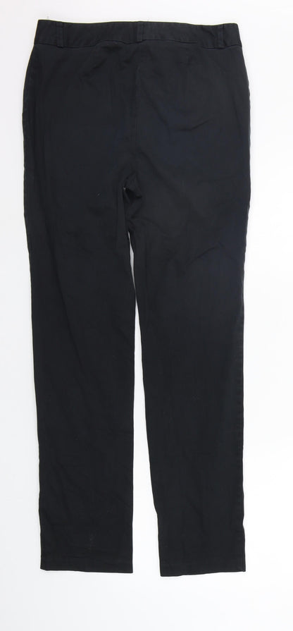 Womens UK Size 10 Marks and Spencer Regular Fit Sweatpants Black Trousers
