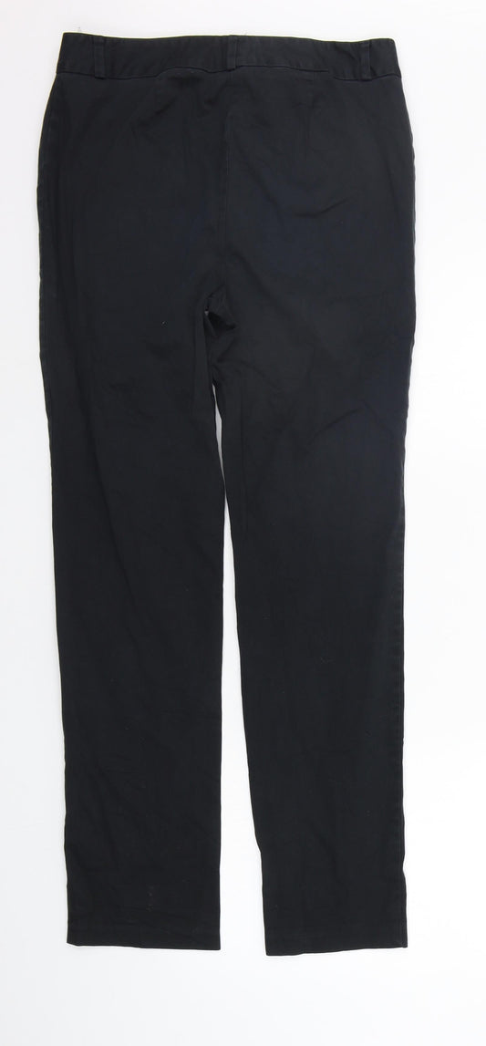 Womens UK Size 10 Marks and Spencer Regular Fit Sweatpants Black Trousers