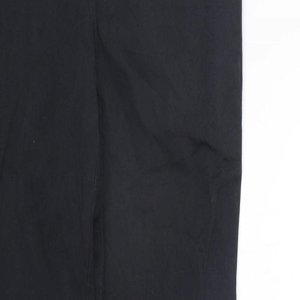 Womens UK Size 10 Marks and Spencer Regular Fit Sweatpants Black Trousers