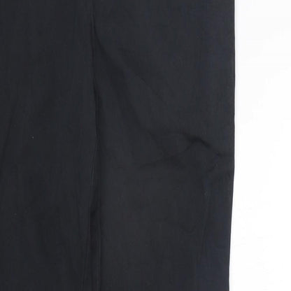 Womens UK Size 10 Marks and Spencer Regular Fit Sweatpants Black Trousers