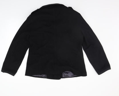 Linea Womens Black   Jacket Coat Size 16