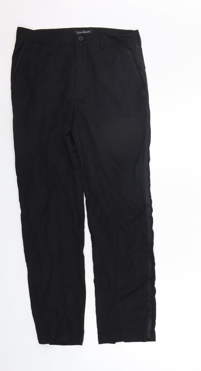 FLIPBACK Girls Black   Chino Trousers Size 13 Years