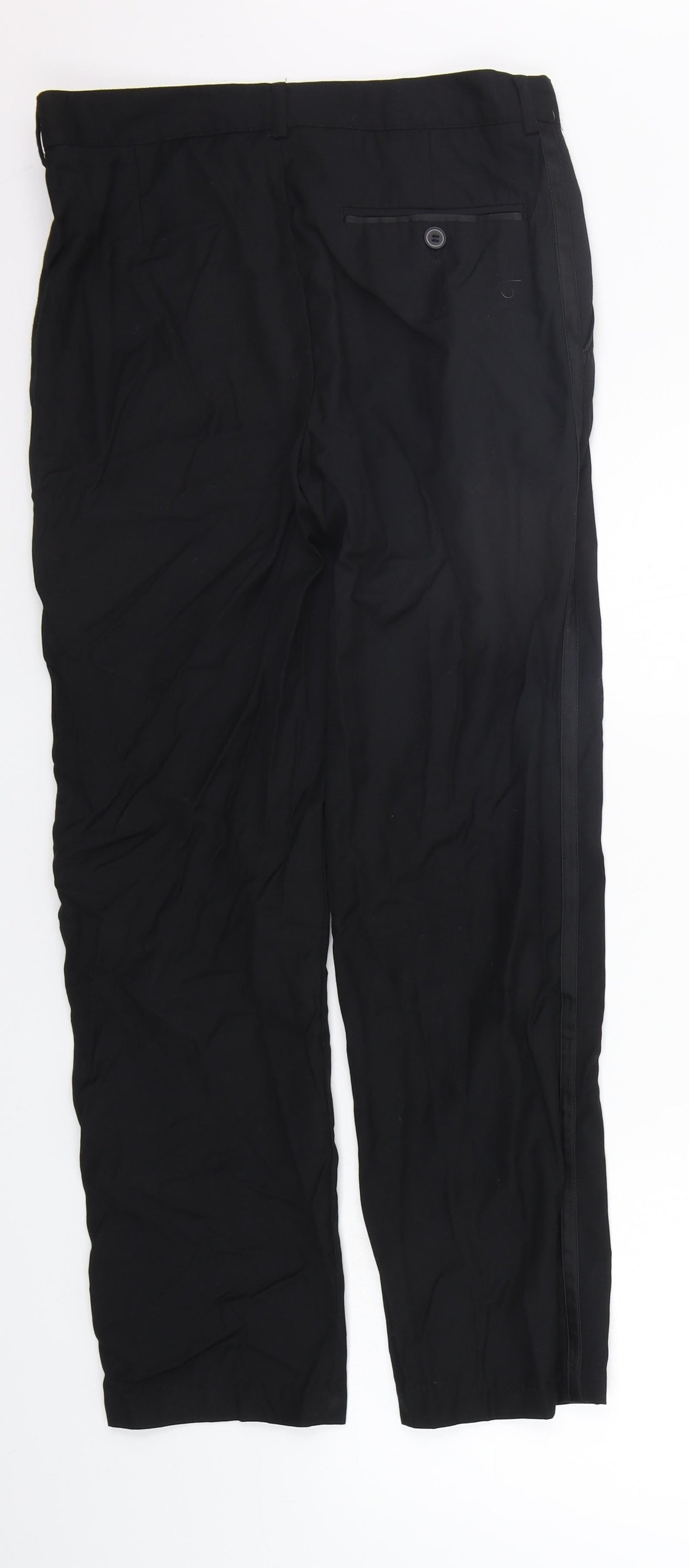 FLIPBACK Girls Black   Chino Trousers Size 13 Years