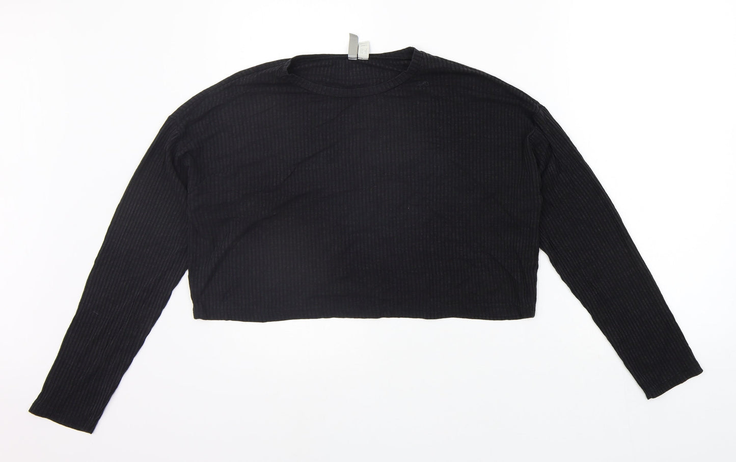 Womens UK Size 12 ASOS Black Basic T-Shirt