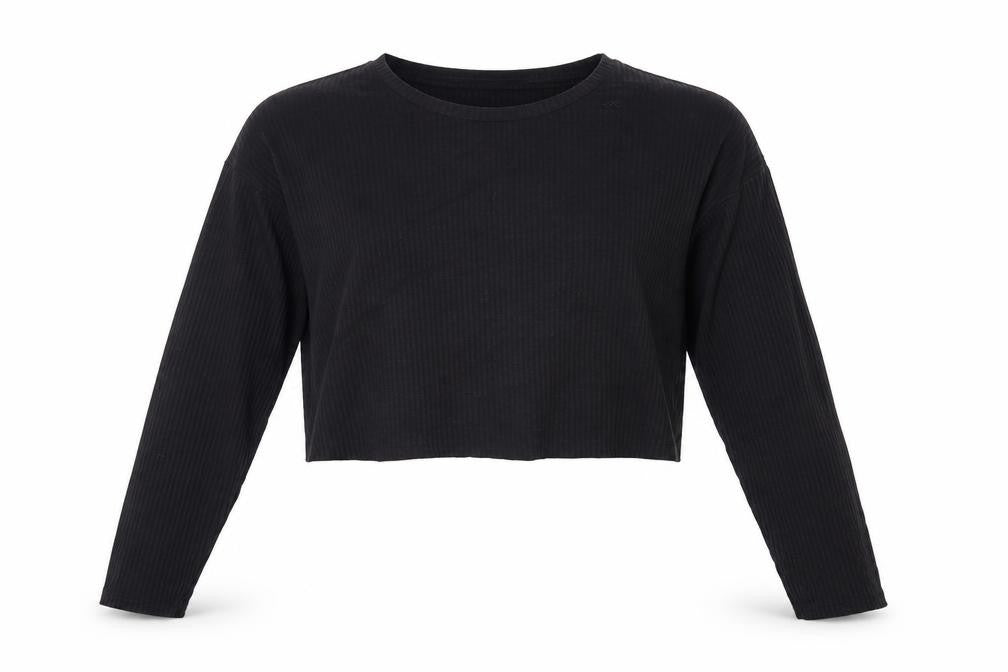 Womens UK Size 12 ASOS Black Basic T-Shirt