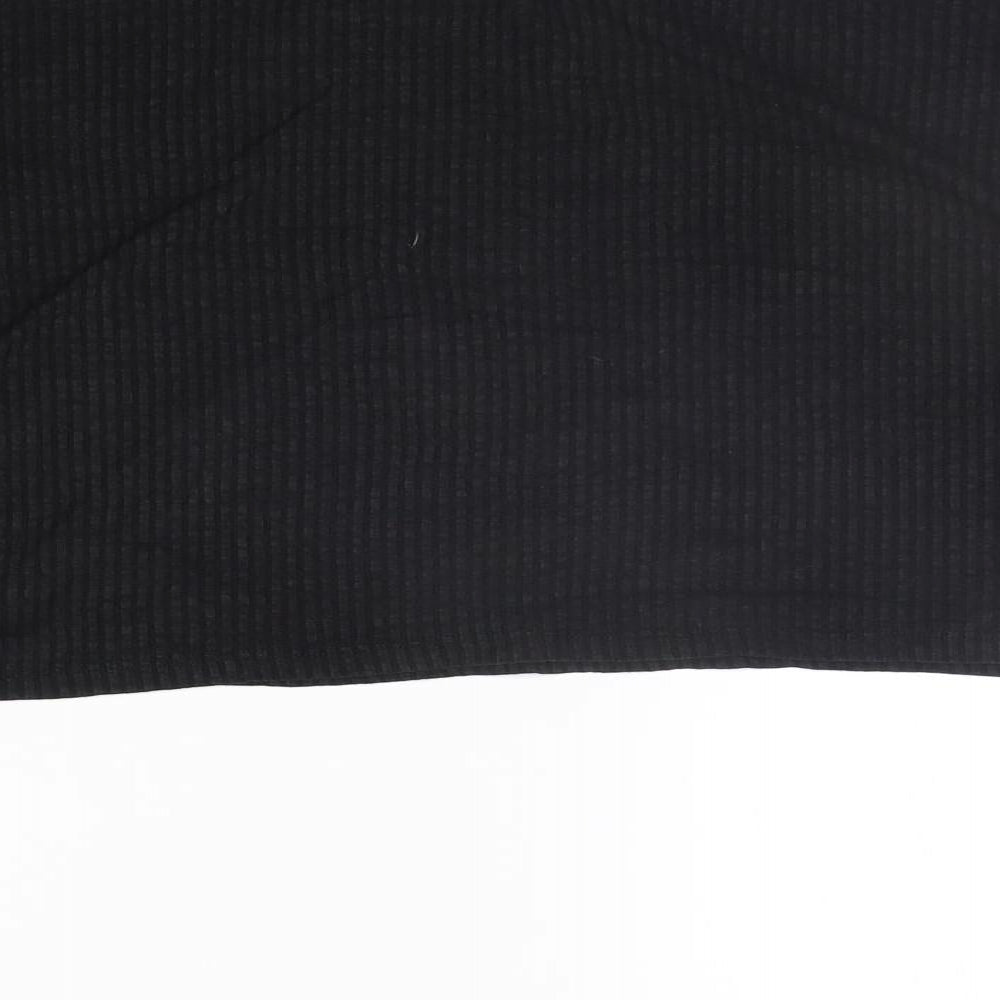 Womens UK Size 12 ASOS Black Basic T-Shirt