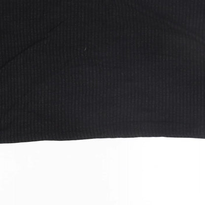 Womens UK Size 12 ASOS Black Basic T-Shirt