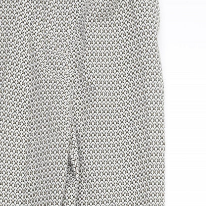 Womens UK Size 14 Marks and Spencer Regular Fit  White Trousers